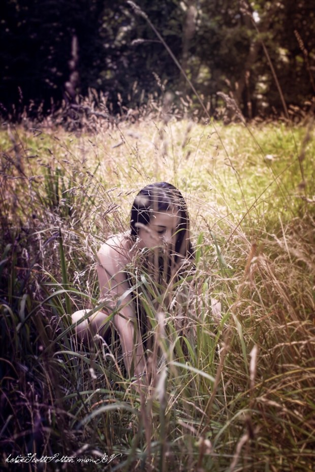 Deana in the Tall Grass Artistic Nude Photo by Photographer Katie Potter