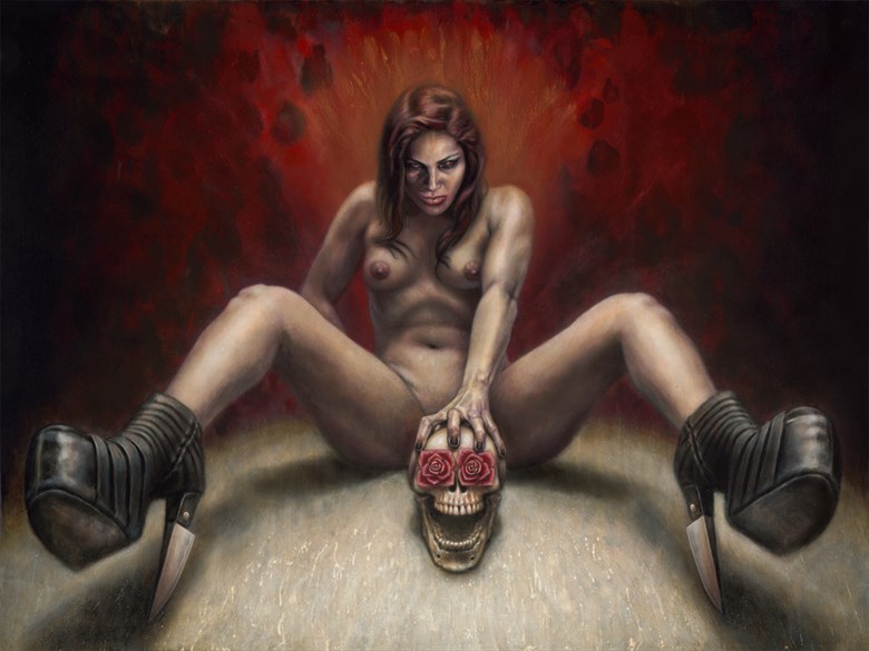 Death Blooms Erotic Artwork by Artist Divine Mania