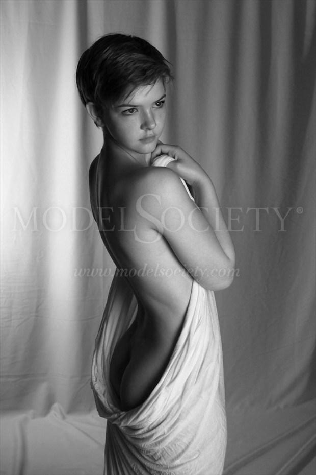 Demurely Draped Sensual Photo by Photographer R. Scott Anderson