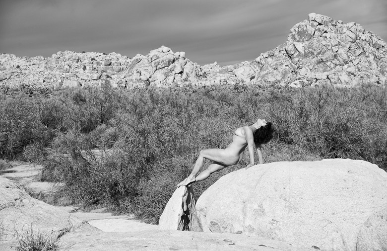Desert Arch Artistic Nude Artwork by Photographer Thom Peters Photog