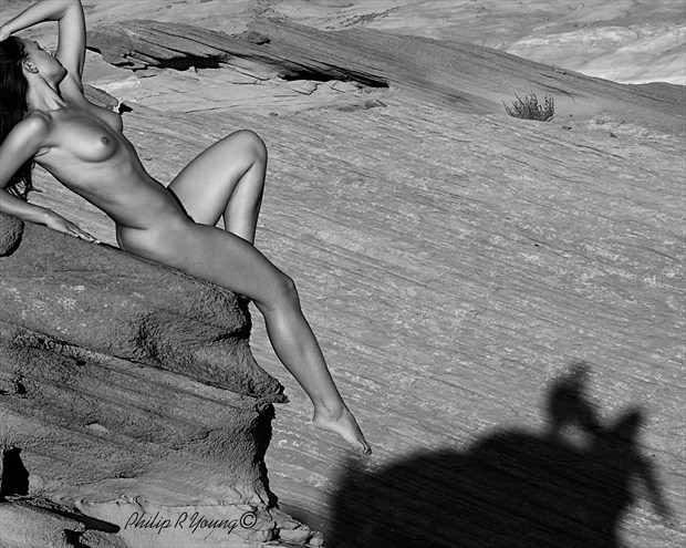 Desert Shadows Artistic Nude Photo by Photographer Philip Young