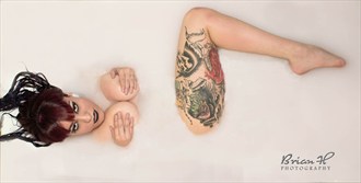 Destiny and the milk bath Tattoos Photo by Photographer BrianH