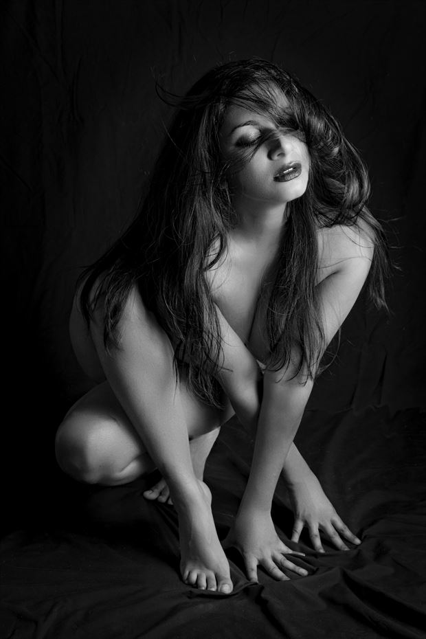 Devi in The Studio Artistic Nude Photo by Photographer Philip Turner