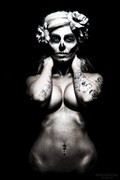Dia de Los Muertos Body Painting Artwork by Photographer Rino Engdal