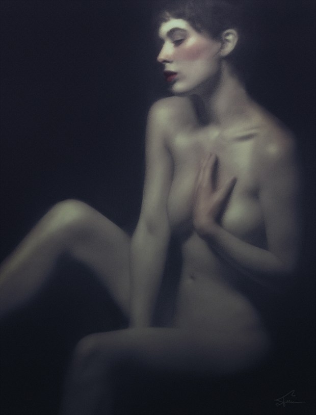 Dream In Darkness Artistic Nude Artwork by Artist Van Evan Fuller