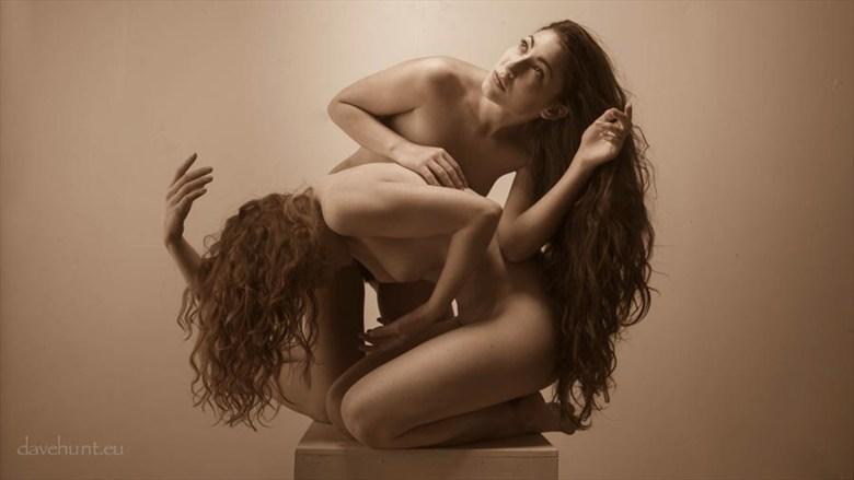 Duet on Plinth Artistic Nude Photo by Photographer Dave Hunt