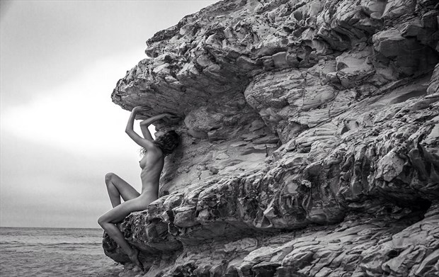 Edge of the World Artistic Nude Photo by Model California Kaela 