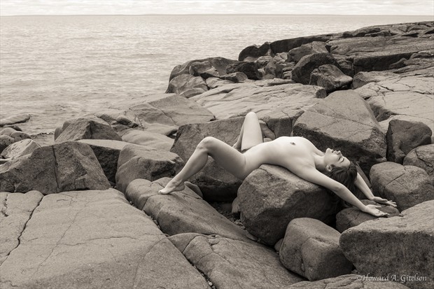 Edith P on Breaker Point Artistic Nude Photo by Photographer HGitel