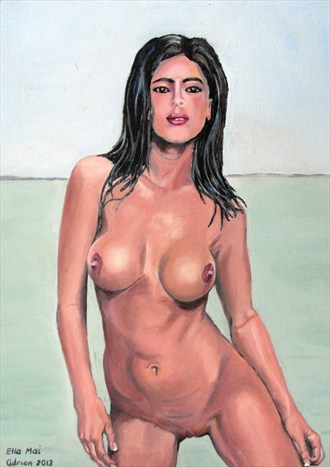 Ella Mai Artistic Nude Artwork by Artist Spritecat1