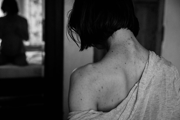 Emma, intimate portrait Silhouette Artwork by Photographer Eldehen