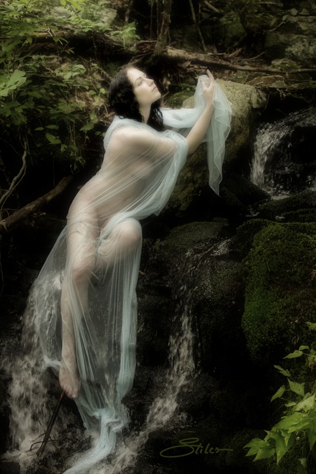 Enchanted Falls Artistic Nude Photo by Artist Kevin Stiles