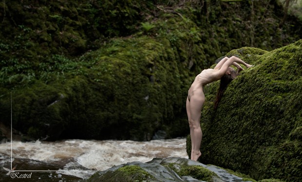 Epic Back Bending Artistic Nude Photo by Model Cassie Jade