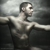 Epic Painterly Male Nude 1 Artistic Nude Photo by Photographer Michael Bilotta