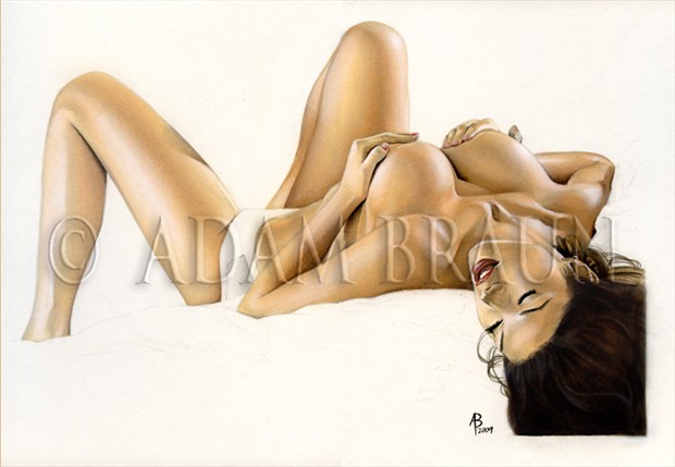 Erotic Glamour Artwork by Artist Adam Braun