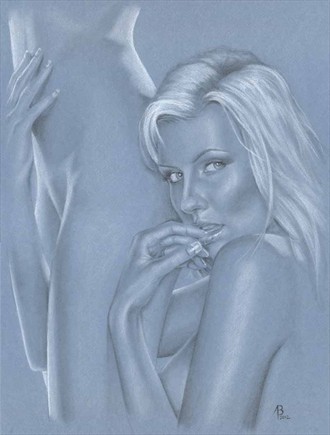 Erotic Pinup Artwork by Artist Adam Braun