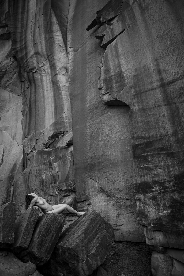 Escalante Canyon Artistic Nude Photo by Model Jessa Ray