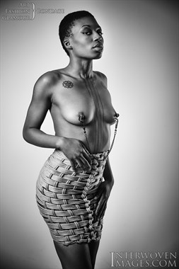 Evening Attire Artistic Nude Artwork by Model Oro Munroe