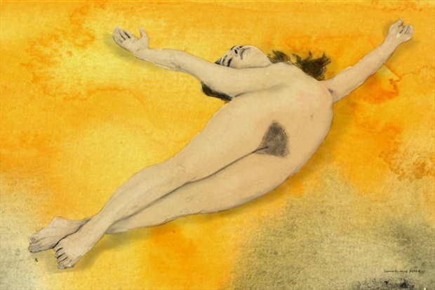Exhausted Artistic Nude Artwork by Artist ianwh