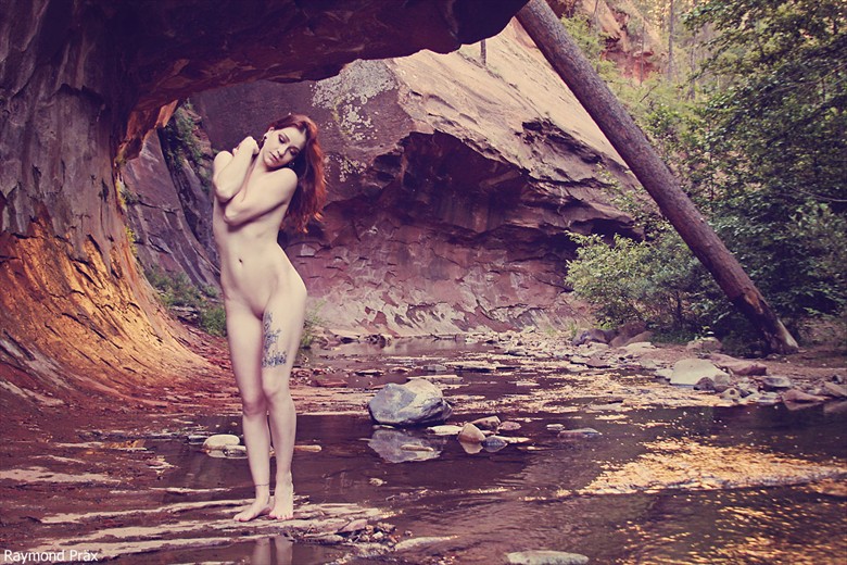 Exploring Oak Creek Artistic Nude Photo by Photographer Raymond Prax