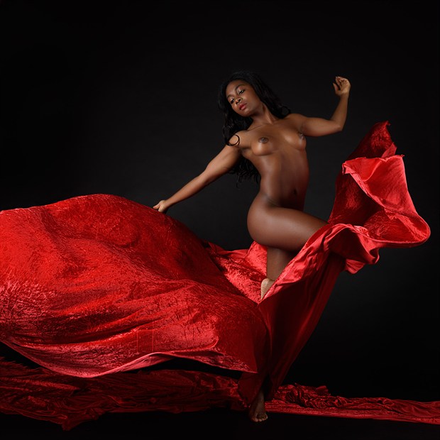 Faith in Red Artistic Nude Photo by Photographer Rascallyfox