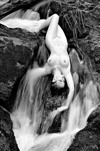 Fallen Angel Artistic Nude Photo by Model Mila