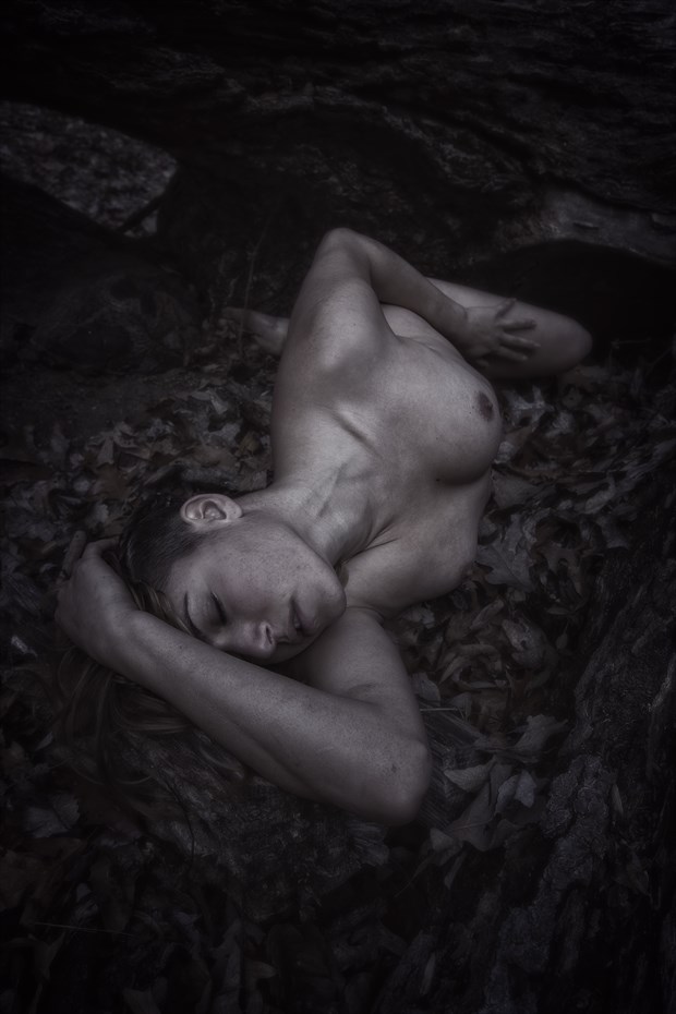 Fallen Angel Artistic Nude Photo by Model Reece de la Tierra