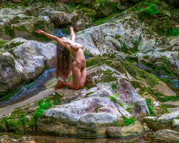 Falling Waters Dance Nude No. 7 Artistic Nude Photo by Photographer Aspiring Imagery