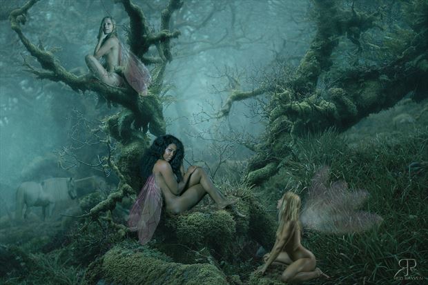 Fantasy forest Artistic Nude Photo by Photographer Red Rayven