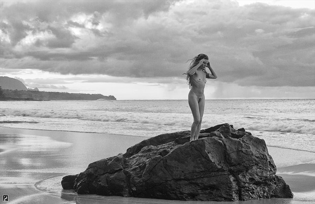 Far Off Rain Artistic Nude Artwork by Photographer Thom Peters Photog
