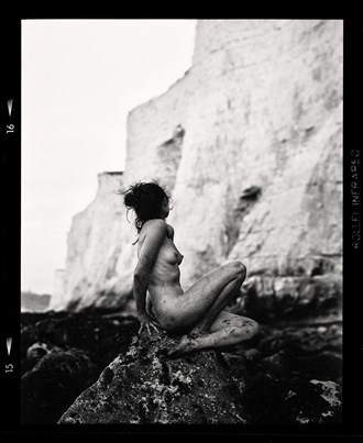 Fawnya at the White Cliffs 1 Artistic Nude Photo by Photographer RayRapkerg
