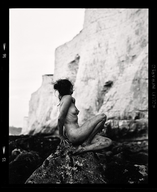 Fawnya at the White Cliffs 1 Artistic Nude Photo by Photographer RayRapkerg