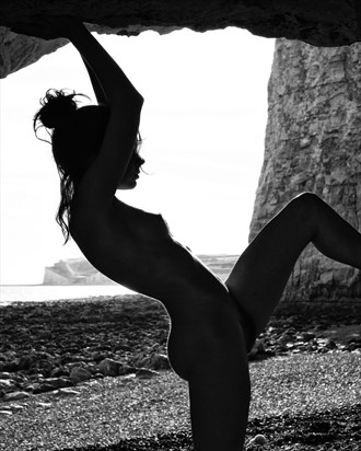 Fawnya at the White Cliffs 3 Artistic Nude Photo by Photographer RayRapkerg