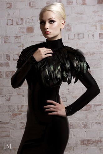 Feathered Beauty   Romanie Smith Fashion Photo by Photographer Exposure Studios London