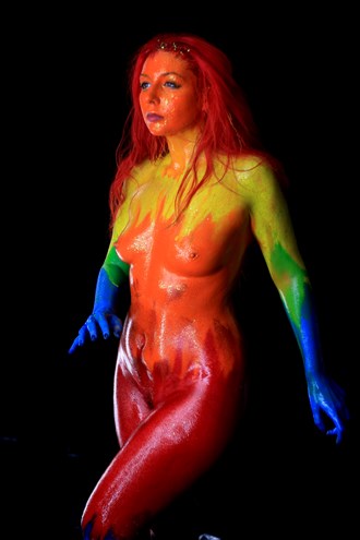 Feel the Fire 2 Body Painting Photo by Photographer Penman Imagery