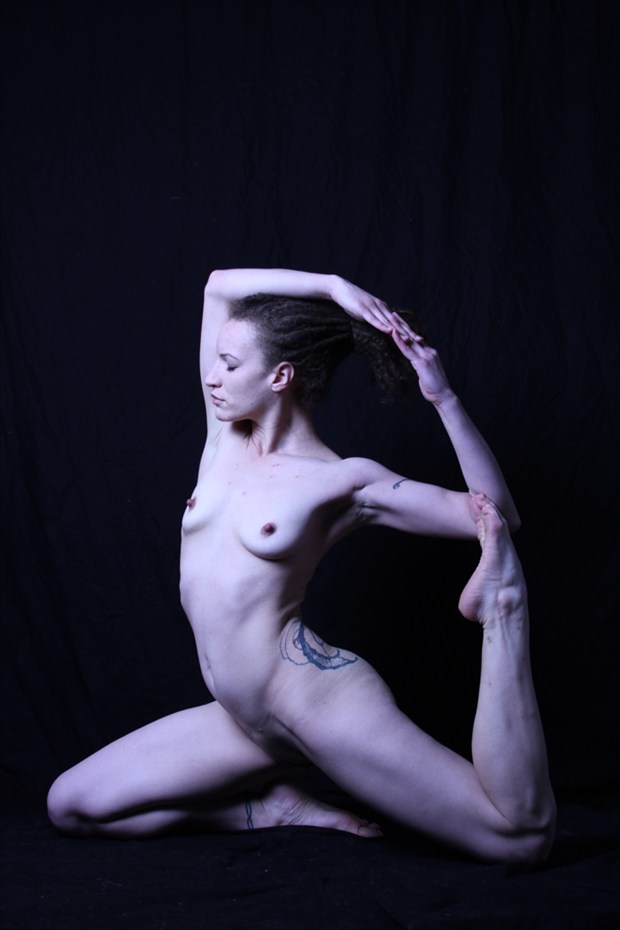 Flexible model Artistic Nude Artwork by Photographer Lavaughn