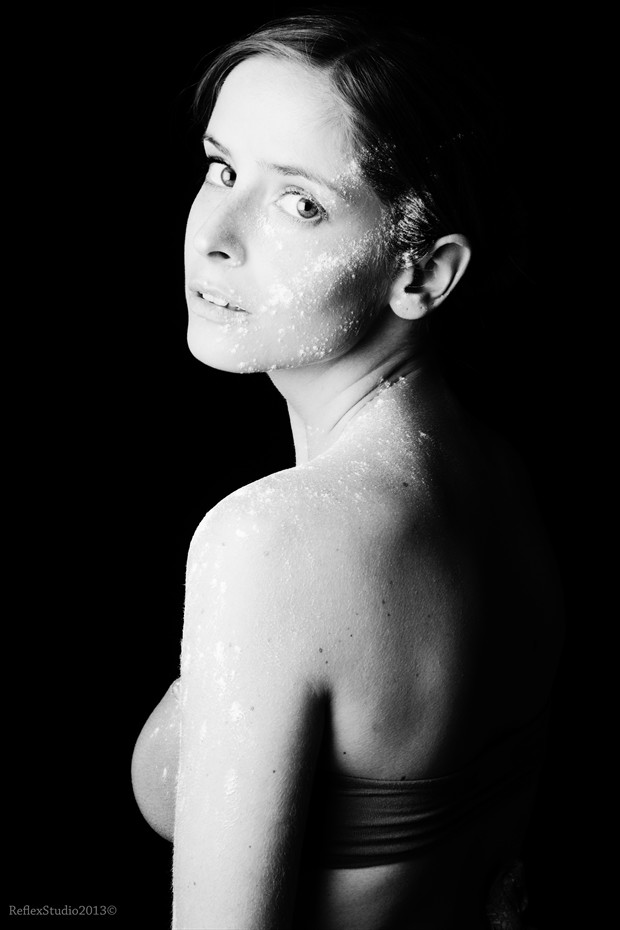 Flour Emotional Photo by Model Alessandra