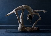 Flying Arch Yogi Artistic Nude Artwork by Photographer Alan H Bruce