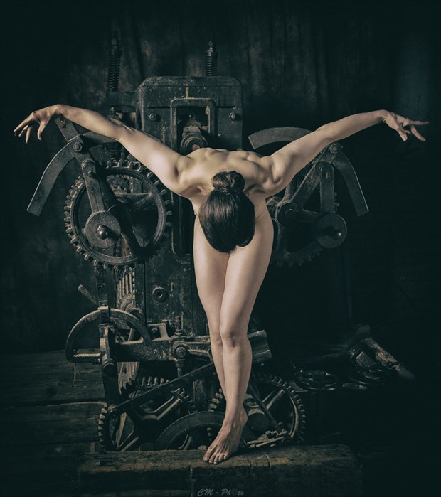 Flying Machine Artistic Nude Artwork by Photographer CM Photo