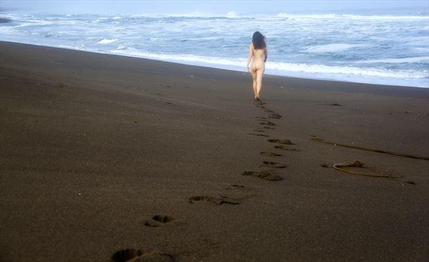 Footsteps Artistic Nude Photo by Artist AnneDeLion