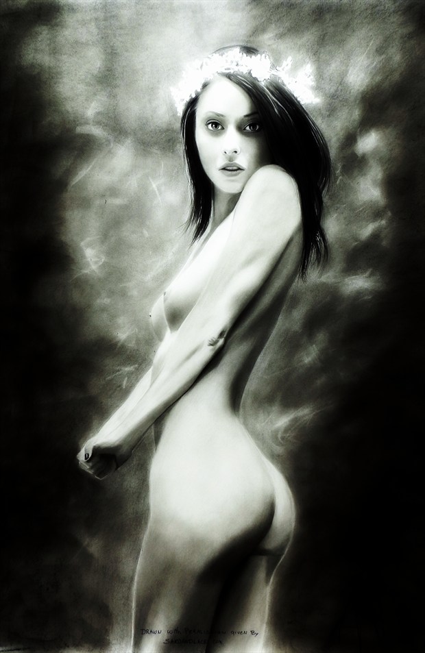Forest nymph Artistic Nude Artwork by Artist DML ART