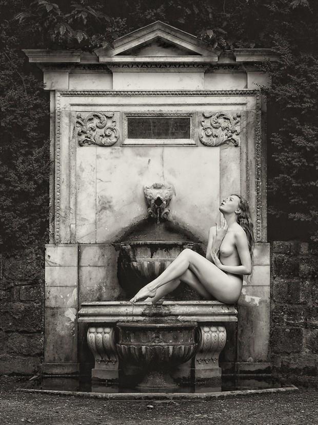 Fountain Wish Artistic Nude Photo by Photographer Karen Jones