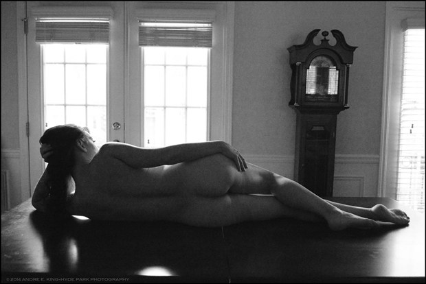 Francesca on the Dining Room Table Artistic Nude Photo by Photographer Andre E King