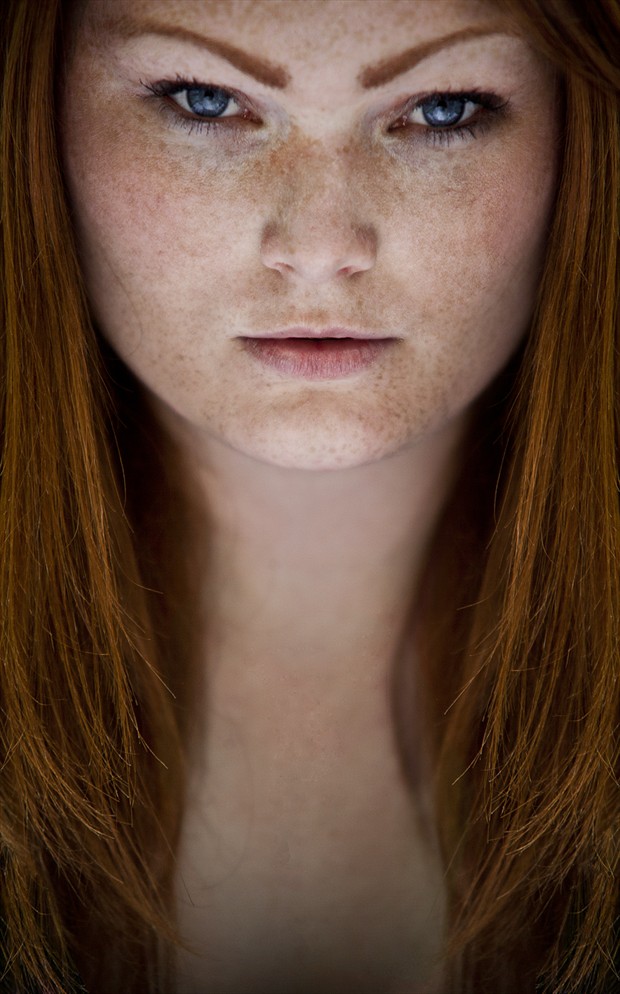 Freckles  Photography by Sarah D photography  Close Up Photo by Model Gingerface