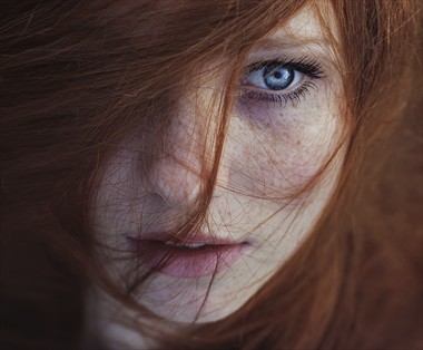 Freckles Close Up Photo by Photographer Maja Topcagic