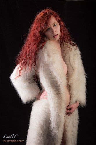 Fur coat Lingerie Photo by Photographer Larsnphoto