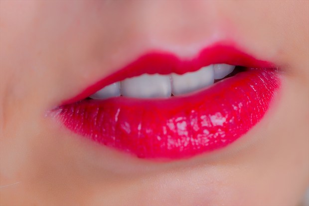 Gillian beautiful lips Portrait Photo by Photographer Mike Slade