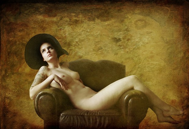 Girl In a Chair Artistic Nude Photo by Photographer Thomas Dodd