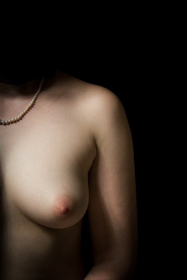 Girl With A Pearl Necklace Artistic Nude Photo by Photographer Frisson Art