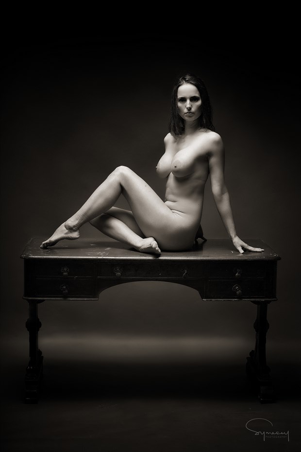 Girl on a table Artistic Nude Photo by Photographer Symesey