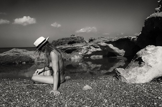 Girl with a hat Artistic Nude Photo by Photographer Manolis Tsantakis